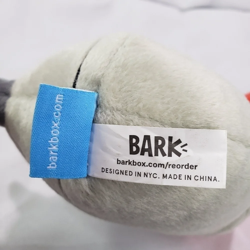Bark Box Crab Van Goon Dog Toy Crinkle Squeaker Embroidered 8 Inch 2018 NWOT